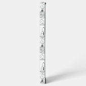 Snoopy en Charlie Brown | Engelse muffin Samsung Galaxy Hoesje (Linkerkant)