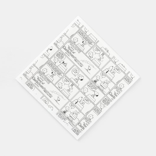 Snoopy en Charlie Brown | Engelse muffin Servet (Hoek)