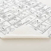 Snoopy en Charlie Brown | Engelse muffin Sherpa Deken (3/4)