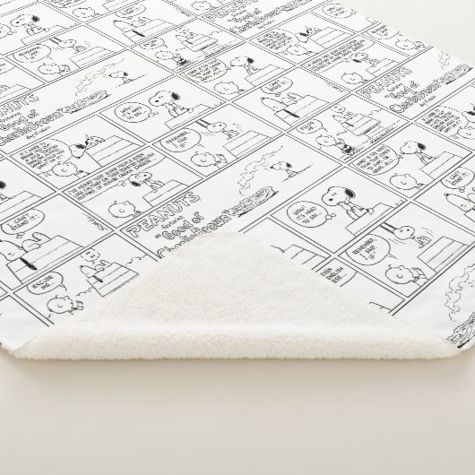 Snoopy en Charlie Brown | Engelse muffin Sherpa Deken (3/4)