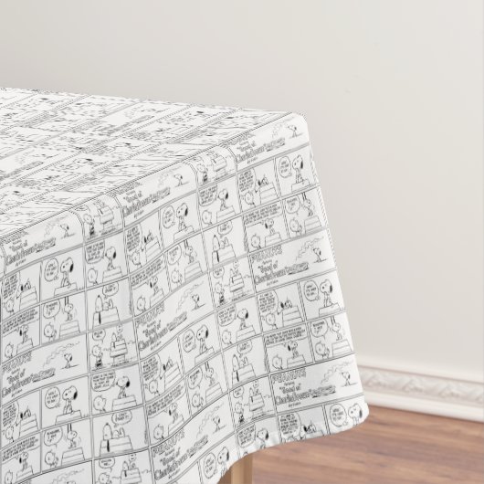 Snoopy en Charlie Brown | Engelse muffin Tafelkleed (Voorbeeld)