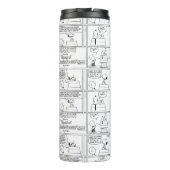 Snoopy en Charlie Brown | Engelse muffin Thermosbeker (Achterkant)