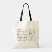 Snoopy en Charlie Brown | Engelse muffin Tote Bag (Achterkant)