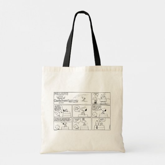 Snoopy en Charlie Brown | Engelse muffin Tote Bag (Achterkant)