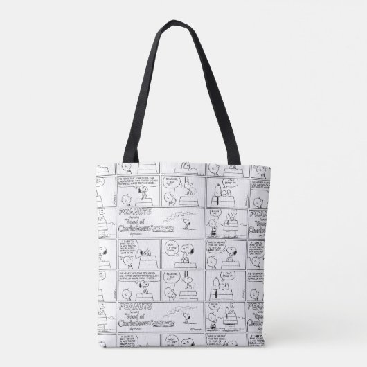 Snoopy en Charlie Brown | Engelse muffin Tote Bag (Achterkant)