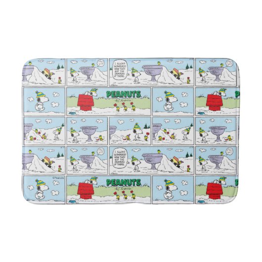 Snoopy en de Zamboni bemanning Badmat (Voorkant)