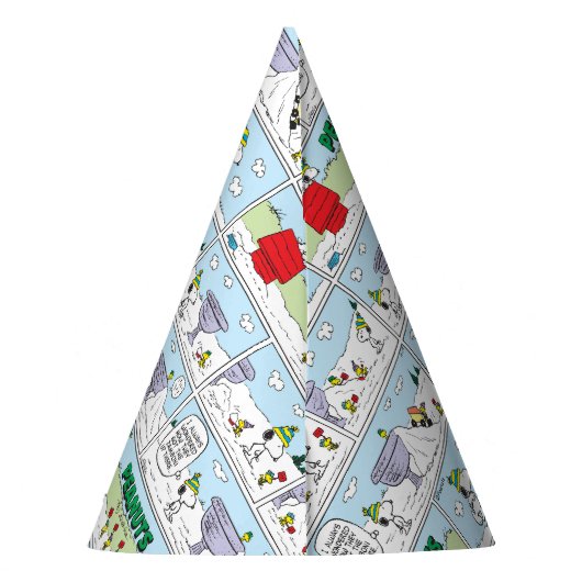 Snoopy en de Zamboni bemanning Feesthoedjes (Achterkant)