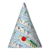 Snoopy en de Zamboni bemanning Feesthoedjes (Rechts)