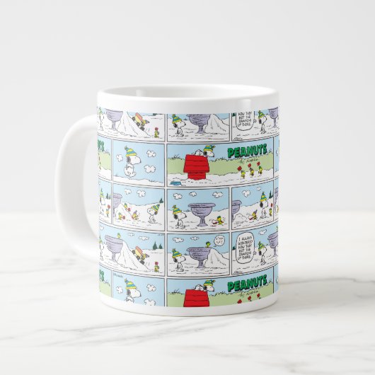 Snoopy en de Zamboni bemanning Grote Koffiekop (Links)