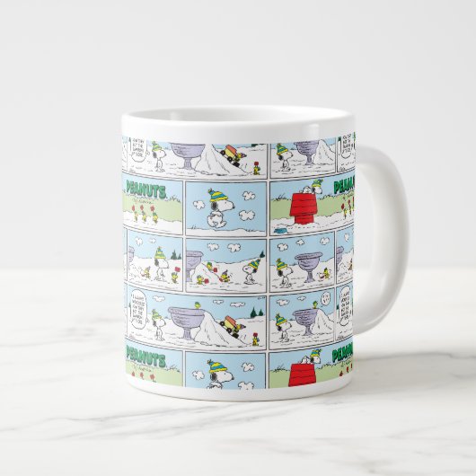 Snoopy en de Zamboni bemanning Grote Koffiekop (Voorkant rechts)