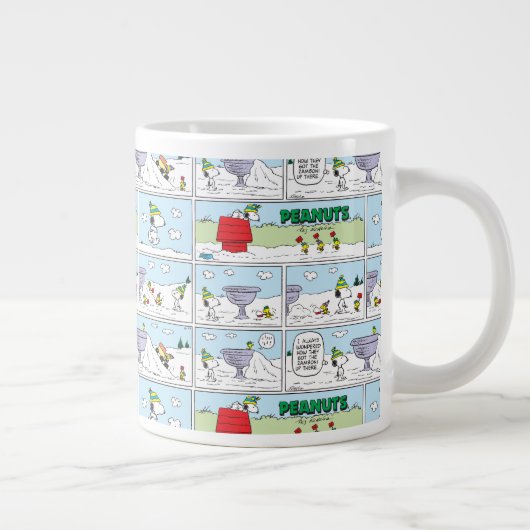 Snoopy en de Zamboni bemanning Grote Koffiekop (Rechts)