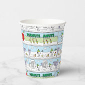 Snoopy en de Zamboni bemanning Papieren Bekers (Rechts)