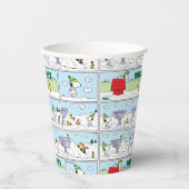 Snoopy en de Zamboni bemanning Papieren Bekers (Voorkant)