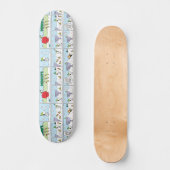 Snoopy en de Zamboni bemanning Persoonlijk Skateboard (Voorkant)