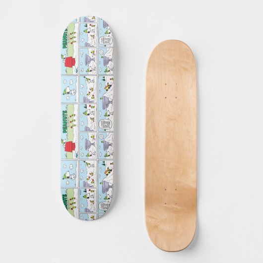 Snoopy en de Zamboni bemanning Persoonlijk Skateboard (Voorkant)