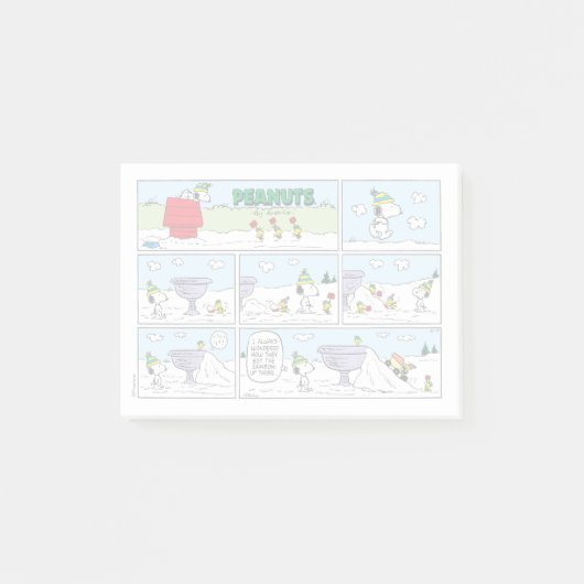 Snoopy en de Zamboni bemanning Post-it® Notes (Voorkant)