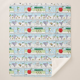 Snoopy en de Zamboni bemanning Sherpa Deken