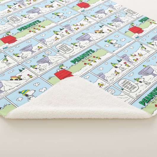 Snoopy en de Zamboni bemanning Sherpa Deken (3/4)