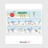 Snoopy en de Zamboni bemanning Sticker (Vel)