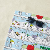 Snoopy en de Zamboni bemanning Strandlaken (In situ)