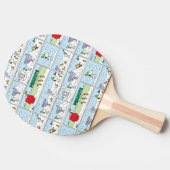 Snoopy en de Zamboni bemanning Tafeltennisbatje (Zijkant)