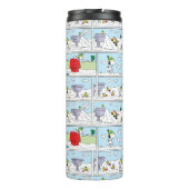 Snoopy en de Zamboni bemanning Thermosbeker (Achterkant)