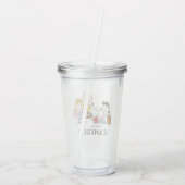 Snoopy en het Football Gang Play Acryl Drinkbeker (Achterkant)
