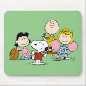 Snoopy en het Football Gang Play Muismat (Voorkant)