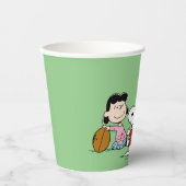 Snoopy en het Football Gang Play Papieren Bekers (Voorkant)