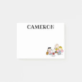 Snoopy en het Football Gang Play Post-it® Notes (Voorkant)