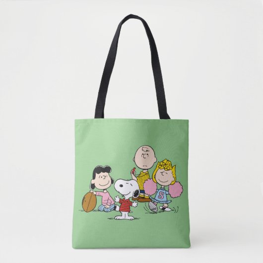 Snoopy en het Football Gang Play Tote Bag (Voorkant)