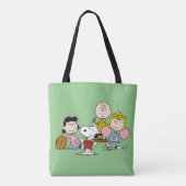 Snoopy en het Football Gang Play Tote Bag (Achterkant)