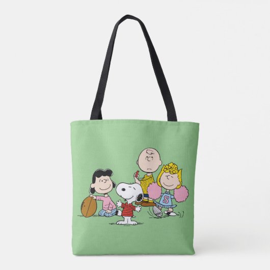 Snoopy en het Football Gang Play Tote Bag (Achterkant)