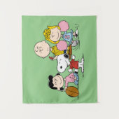 Snoopy en het Football Gang Play Wandkleed (Voorkant)
