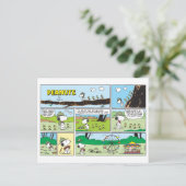 Snoopy en vrienden | Ga kamperen Briefkaart (Staand voorkant)