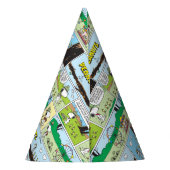 Snoopy en vrienden | Ga kamperen Feesthoedjes (Achterkant)