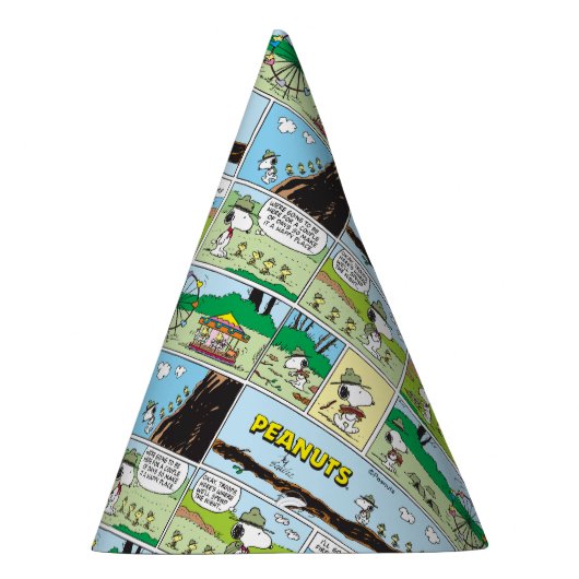 Snoopy en vrienden | Ga kamperen Feesthoedjes (Rechts)