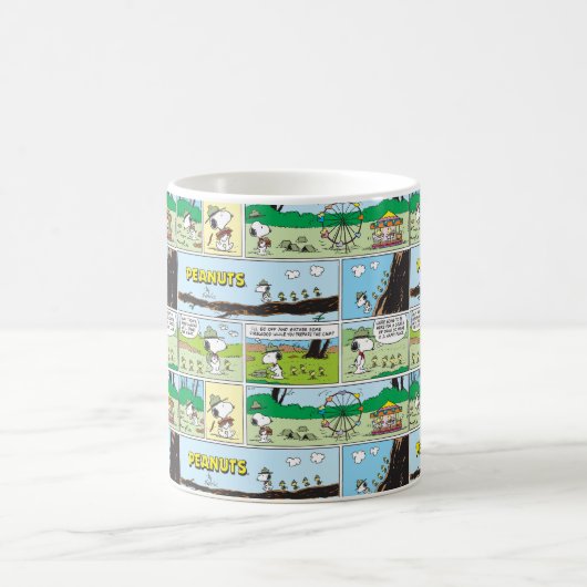 Snoopy en vrienden | Ga kamperen Koffiemok (Center)