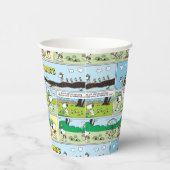 Snoopy en vrienden | Ga kamperen Papieren Bekers (Rechts)