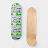 Snoopy en vrienden | Ga kamperen Persoonlijk Skateboard (Voorkant)