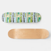 Snoopy en vrienden | Ga kamperen Persoonlijk Skateboard (Horizontaal)