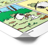 Snoopy en vrienden | Ga kamperen Poster (Hoek)