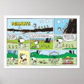 Snoopy en vrienden | Ga kamperen Poster (Voorkant)