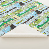 Snoopy en vrienden | Ga kamperen Sherpa Deken (3/4)
