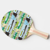 Snoopy en vrienden | Ga kamperen Tafeltennisbatje (Zijkant)