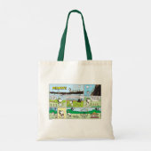 Snoopy en vrienden | Ga kamperen Tote Bag (Achterkant)