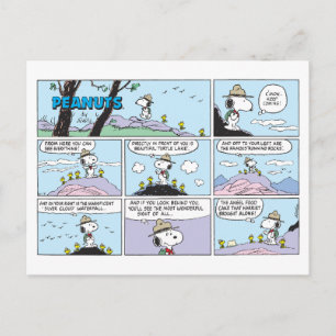 Snoopy en vrienden   Ga wandelen Briefkaart