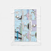 Snoopy en vrienden | Ga wandelen Fleece Deken (Voorkant)