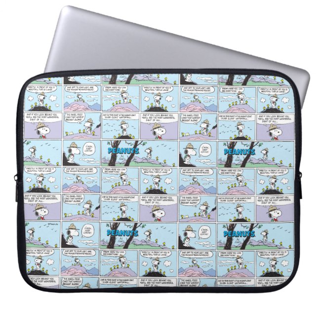 Snoopy en vrienden | Ga wandelen Laptop Sleeve (Voorkant)