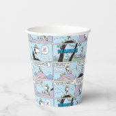 Snoopy en vrienden | Ga wandelen Papieren Bekers (Achterkant)